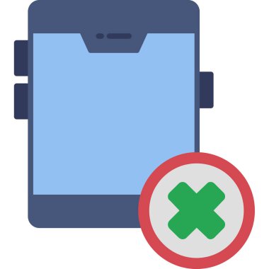 Akıllı telefon. Web simgesi basit illüstrasyon