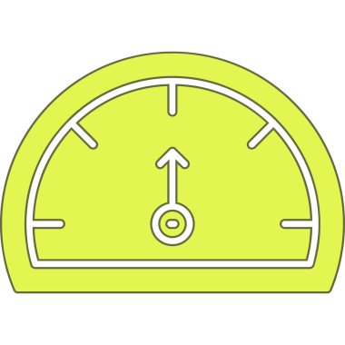 Performans vektör simgesi. Basit tasarım