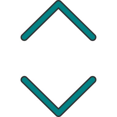 ok simgesi vektör illüstrasyonu