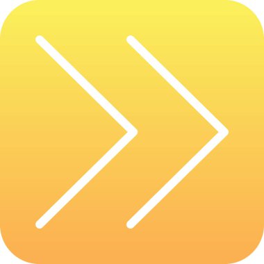 ok işareti simgesi ana hat biçiminde