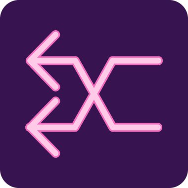 Modern simgenin vektör illüstrasyonu