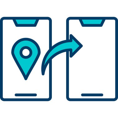 Harita işaretleyici vektör illüstrasyonuName