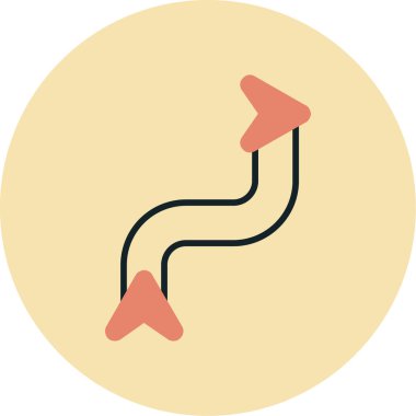 Çizgi film simgesinin vektör çizimi