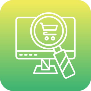 Alışveriş arabası simgesi, taslak biçimi