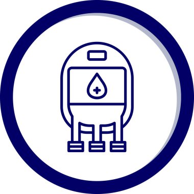 Petrol pompası. Web simgesi basit illüstrasyon