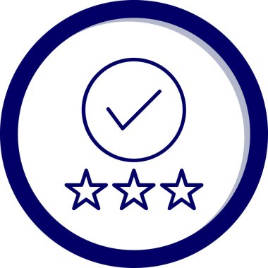 en iyi derecelendirme ikonu vektör çizimi