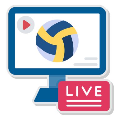 Web yassı simgesi. vektör illüstrasyonu