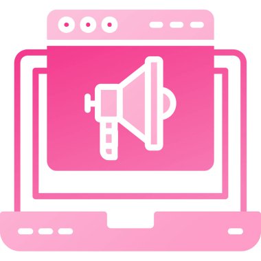 Bilgisayar simgesi. Basit resimleme