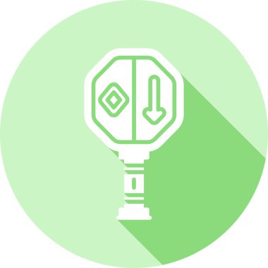 Ampul. Web simgesi basit illüstrasyon