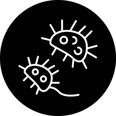 Virüs ikonu vektör illüstrasyonu