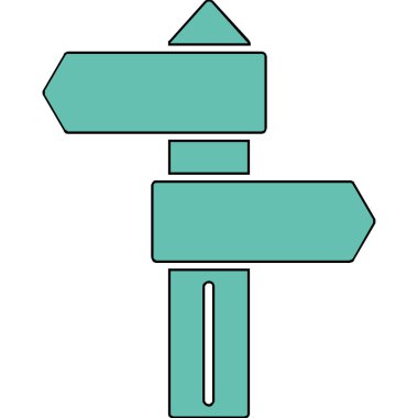 ok simgesi vektör illüstrasyonu