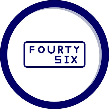 5 numara 3 işareti, basit simge