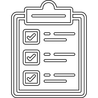 İşaretli kontrol listesi panosu