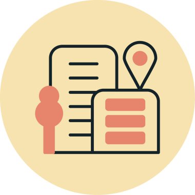 iş yönetimi simgesi vektör illüstrasyonu