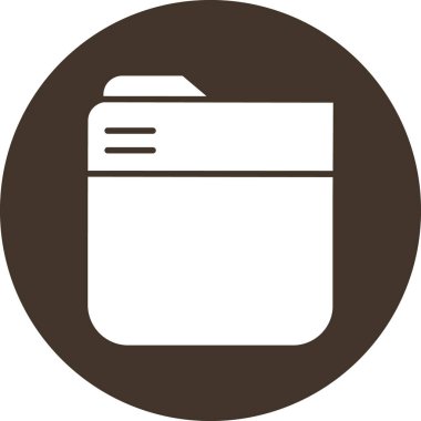 Dosya. Web simgesi basit illüstrasyon