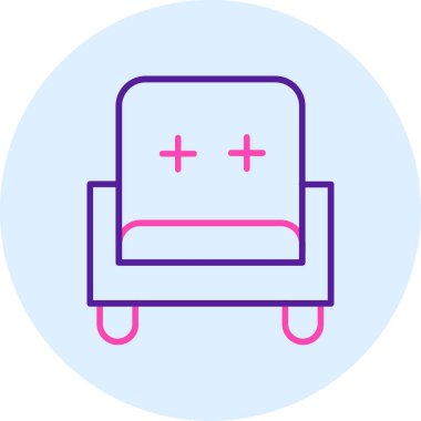 Bir kamyon simgesinin vektör çizimi