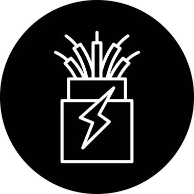 Modern simgenin vektör illüstrasyonu