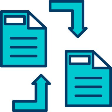 Dosya. Web simgesi vektör illüstrasyonu