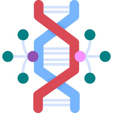 bilim DNA genetik simgesi