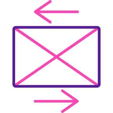 e- posta simgesi vektör illüstrasyonu