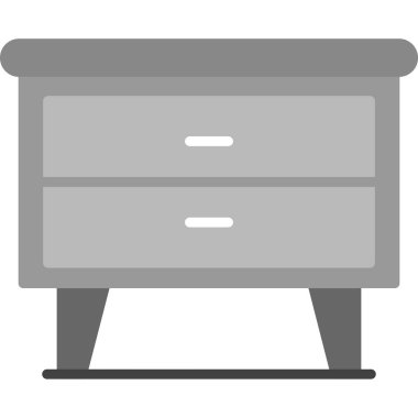 Çekmece simgesi, düz dizayn