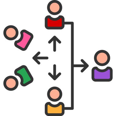 İş stratejisi. Web simgesi