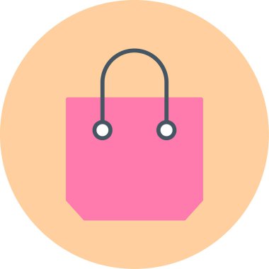 Çanta. Web simgesi basit tasarım