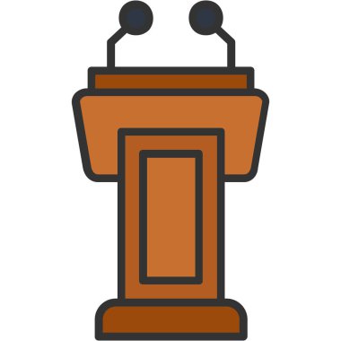 Hoparlör simgesi, düz biçim