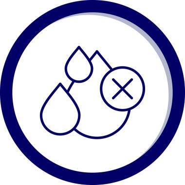 Bir köpek simgesinin vektör illüstrasyonu