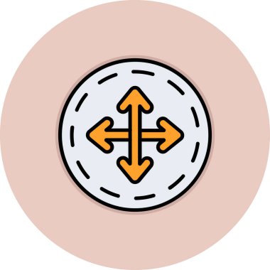 ok simgesi vektör illüstrasyonu