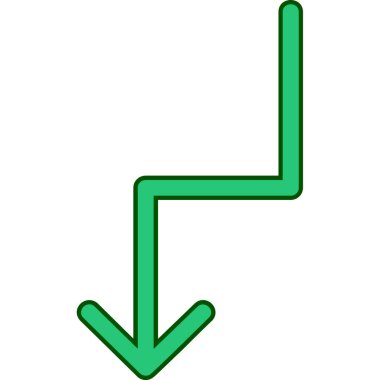 ok simgesi vektör illüstrasyonu