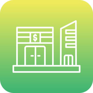 Benzersiz yapı vektör çizgisi simgesi