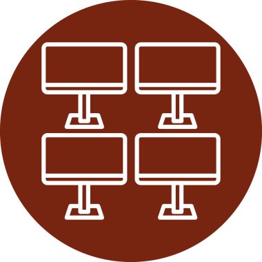 seo modern simgesinin vektör illüstrasyonu