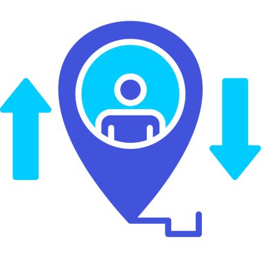 konum. Web simgesi basit illüstrasyon