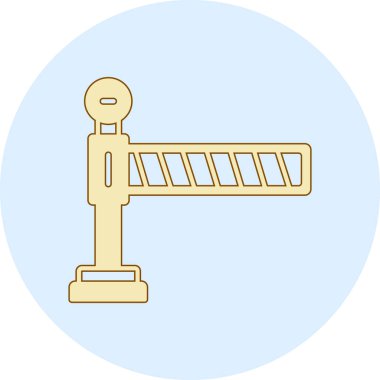 Vinç kancası ikonu. ana hatlı vinç vektör çizimi