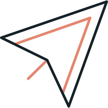 ok simgesi vektör illüstrasyonu