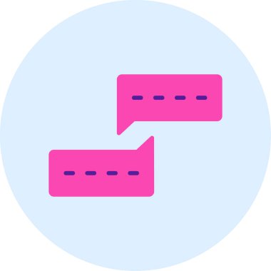 iletişim simgesi, basit tasarım vektör çizimi