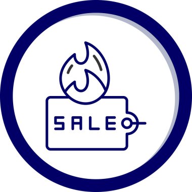 Fiyat indirimi Basit bir çizim. Web ve web için tasarım kavramı.