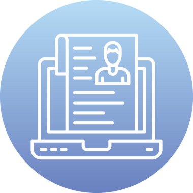 dizüstü bilgisayar simgesi, vektör illüstrasyonu