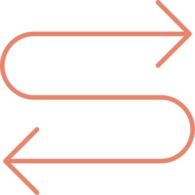 Ok. Web simgesi basit illüstrasyon