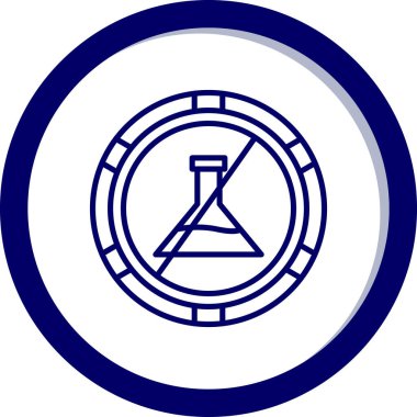 Bir kimyasal elementin vektör çizimi