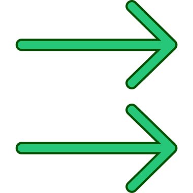 ok sol vektör ince çizgi simgesi