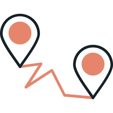 konum belirleyici vektör simgesi