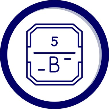 b 6 b. b simgesi. Basit tasarım. vektör illüstrasyonu
