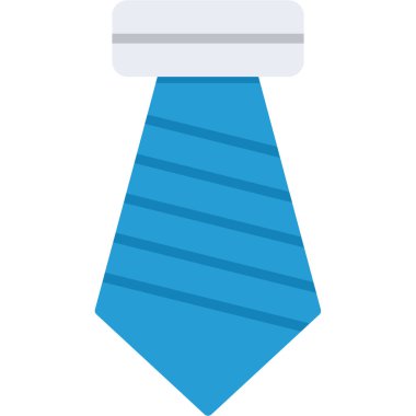 Kravat ikonu. vektör illüstrasyonu