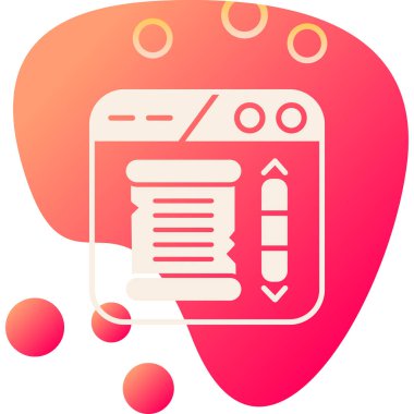 Bir kitap simgesinin vektör illüstrasyonu