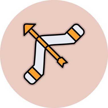 Eğilim biçimi izole edilmiş arkaplanda ok simgesi