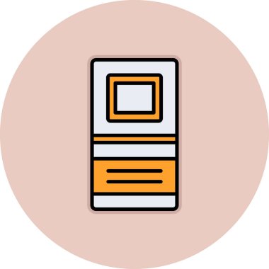 Web simgesi, vektör illüstrasyonu basit tasarım