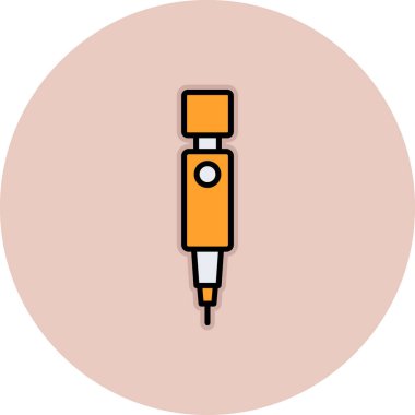 Kalem. Web simgesi basit tasarım