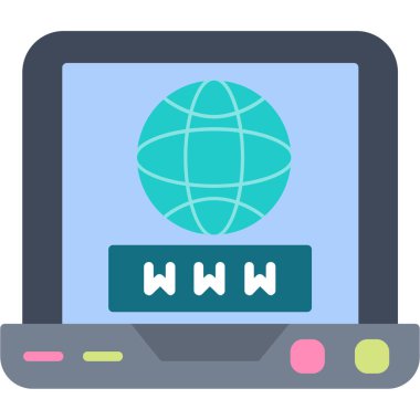 tarayıcı web simgesi basit tasarım